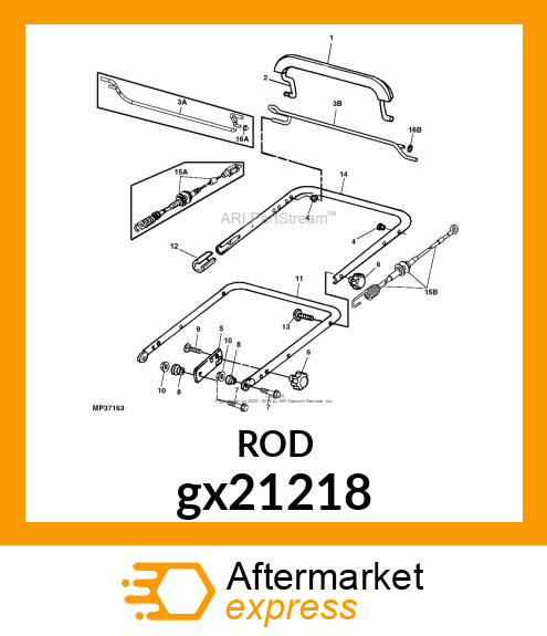 LEVER, WELDED CLUTCH gx21218