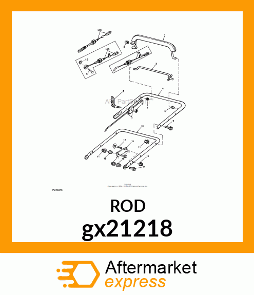 LEVER, WELDED CLUTCH gx21218