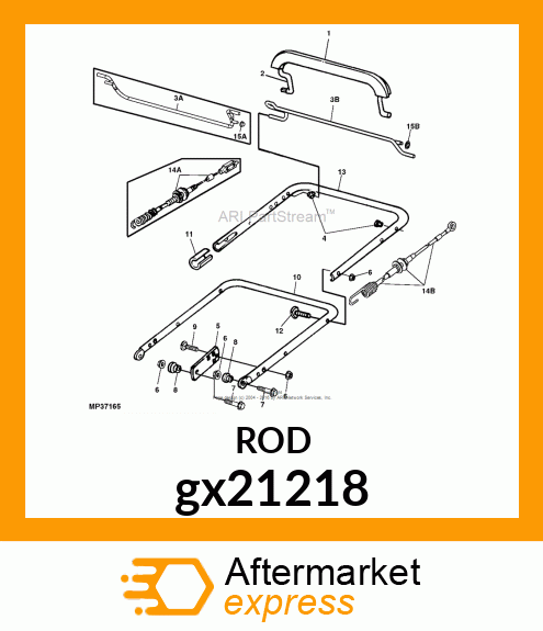 LEVER, WELDED CLUTCH gx21218