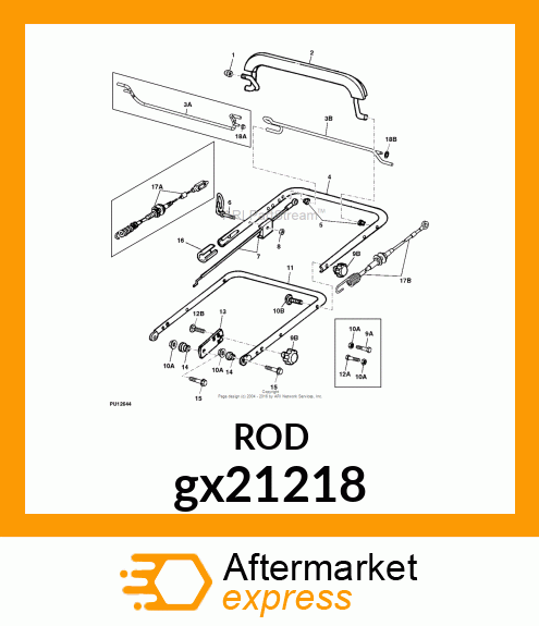 LEVER, WELDED CLUTCH gx21218