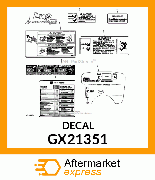 Label Hood Model L110 17.5 GX21351