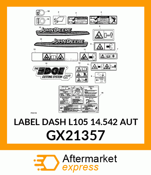 Label Dash L105 14.542 Aut GX21357