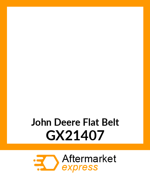BELT, TRACTION DRIVE GX21407