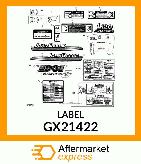 LABEL GX21422