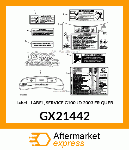 Label GX21442