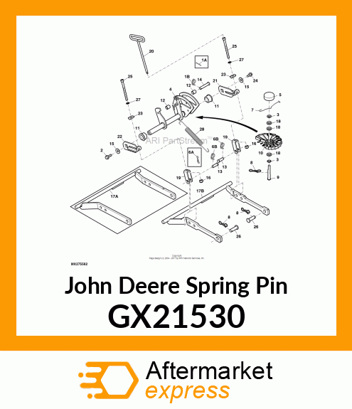 SPRING PIN GX21530