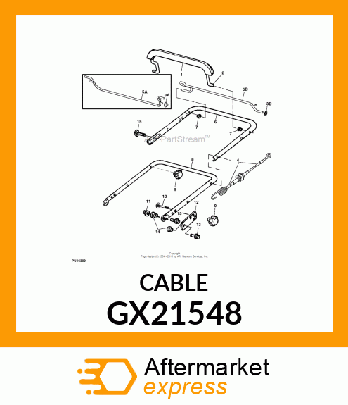 CABLE, TRACTION (JX75) GX21548