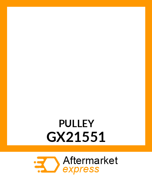 PULLEY, DRIVEN (2004 CAST DECK WBM) GX21551