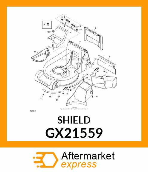 SHIELD, TRAILING GX21559