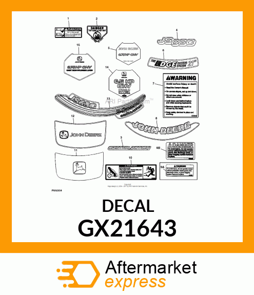 Label GX21643