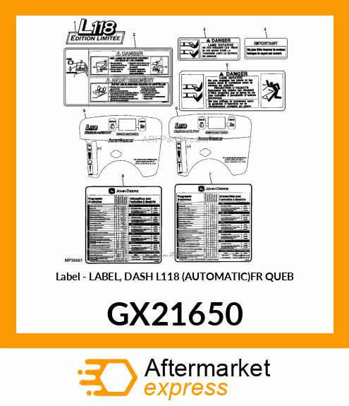 Label GX21650