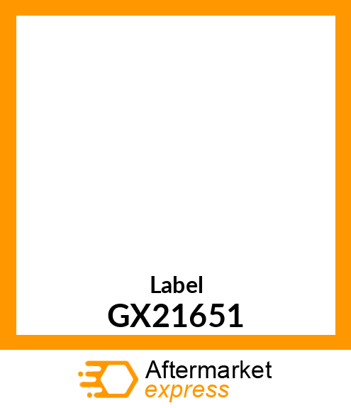 Label GX21651