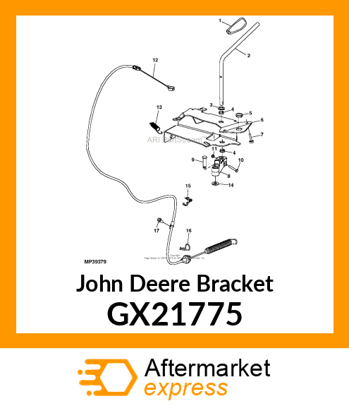 BRACKET, SUPPORT GX21775