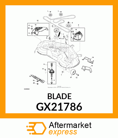 BLADE, LOBE GX21786