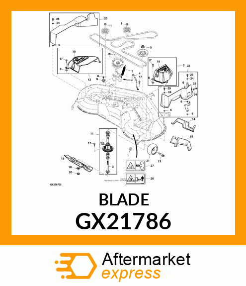 BLADE, LOBE GX21786