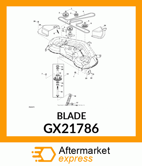 BLADE, LOBE GX21786