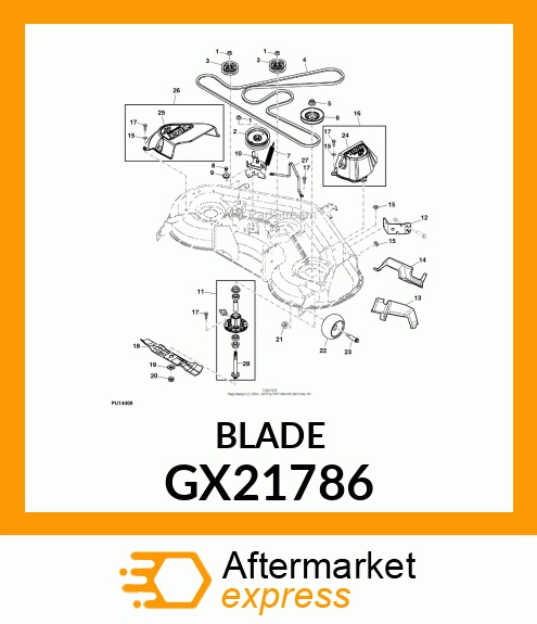 BLADE, LOBE GX21786