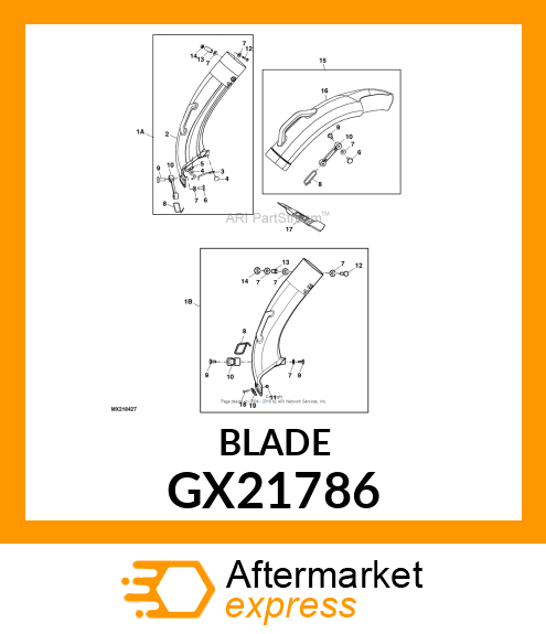 BLADE, LOBE GX21786