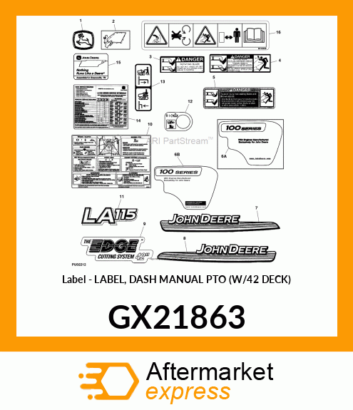 LABEL, DASH GX21863