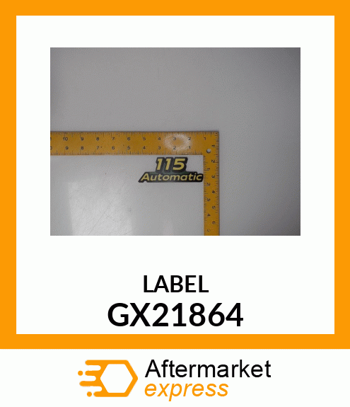 Label GX21864