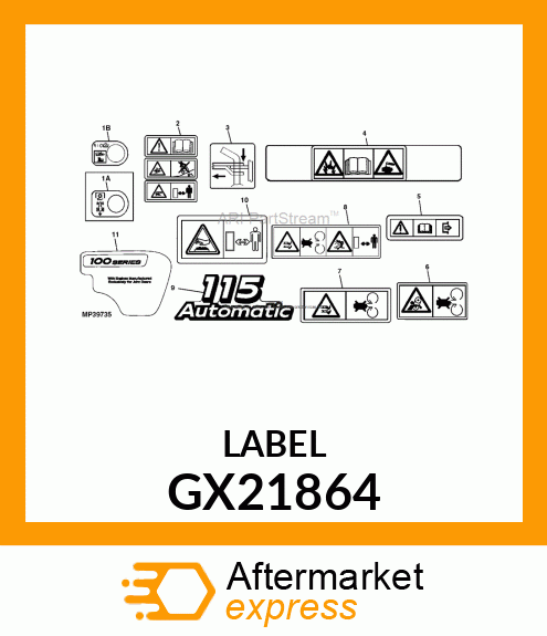 Label GX21864