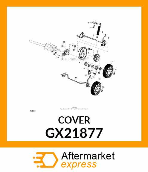 COVER, WHEEL DUST GX21877