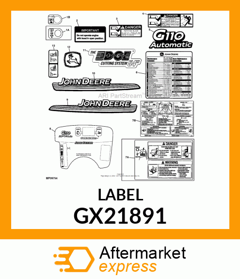 Label GX21891