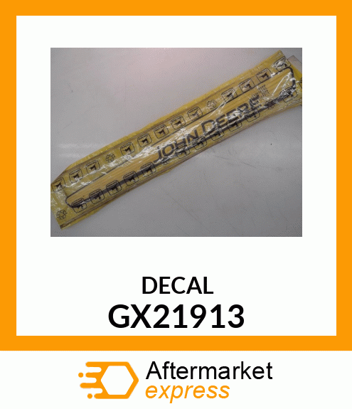 LABEL, LH HOOD JD GX21913