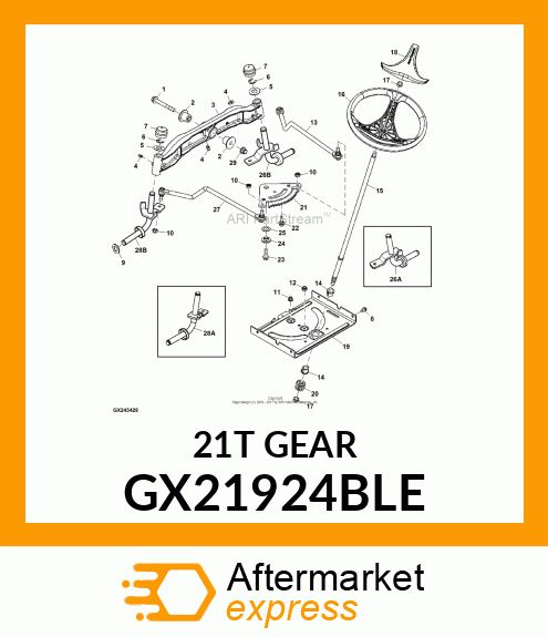 GEAR, SECTOR GX21924BLE