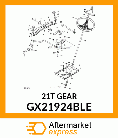 GEAR, SECTOR GX21924BLE