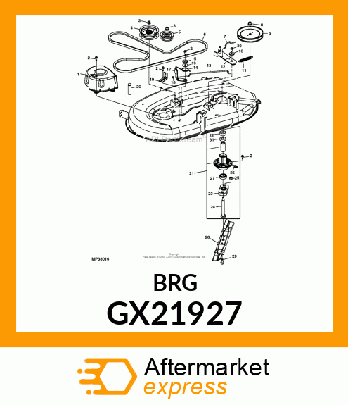 SPACER, SHEAVE GX21927