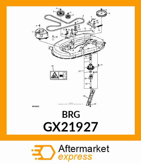 SPACER, SHEAVE GX21927