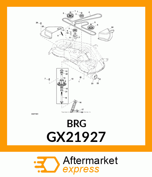 SPACER, SHEAVE GX21927