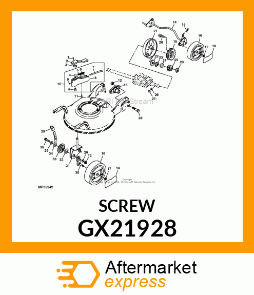 Screw GX21928