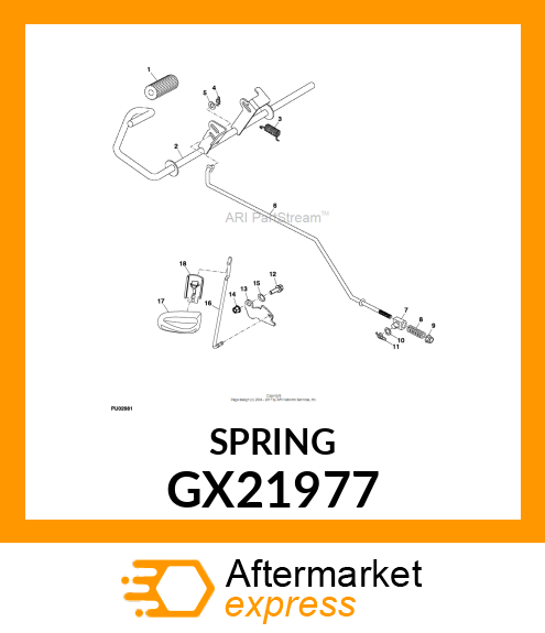 EXTENSION SPRING GX21977