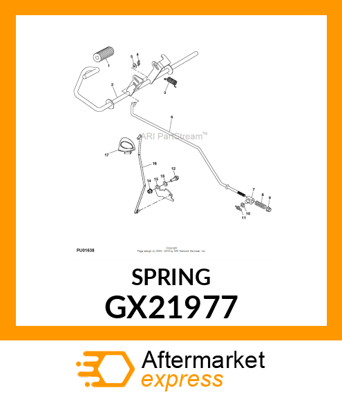 EXTENSION SPRING GX21977