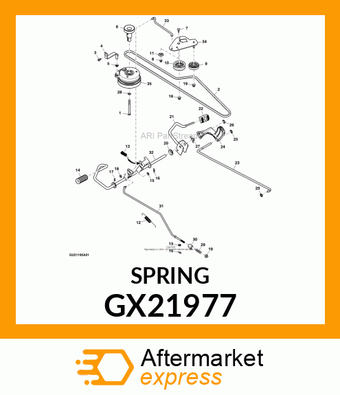 EXTENSION SPRING GX21977