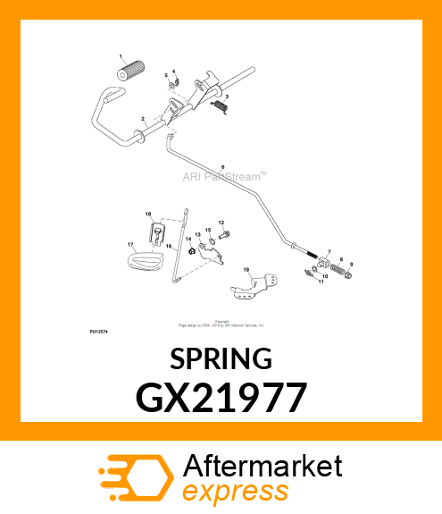 EXTENSION SPRING GX21977