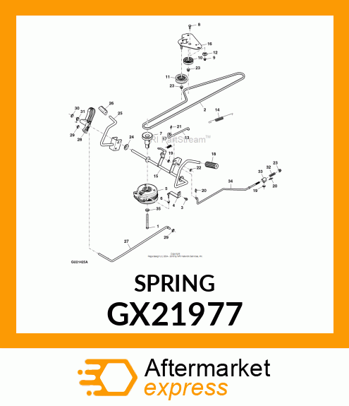 EXTENSION SPRING GX21977