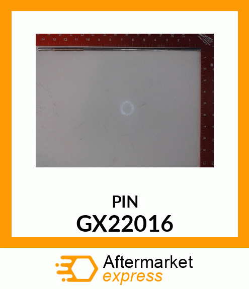 Spare part GX22016 + Pin