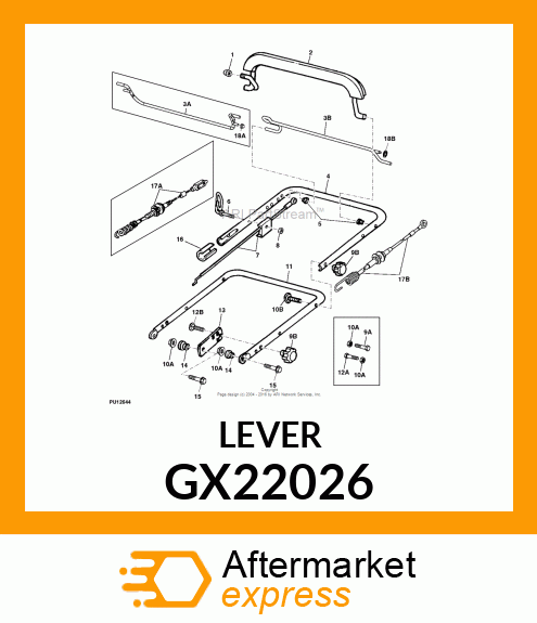 LEVER, WELDED CLUTCH GX22026