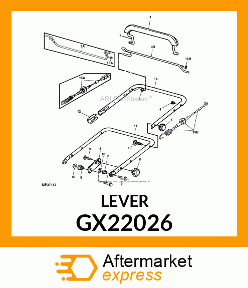 LEVER, WELDED CLUTCH GX22026