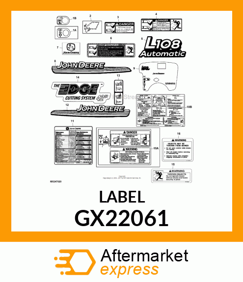 Label GX22061