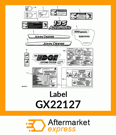 Label GX22127