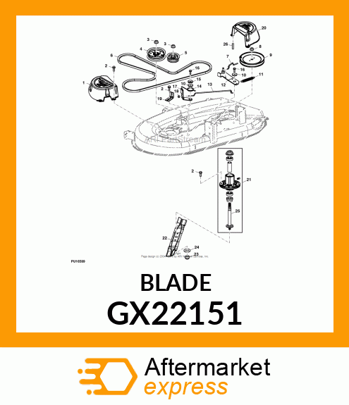 BLADE, 42" 3 GX22151