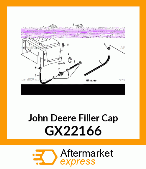 FILLER CAP GX22166