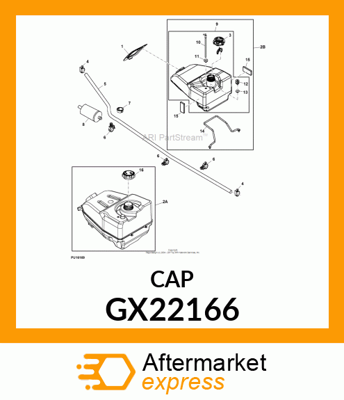 FILLER CAP GX22166