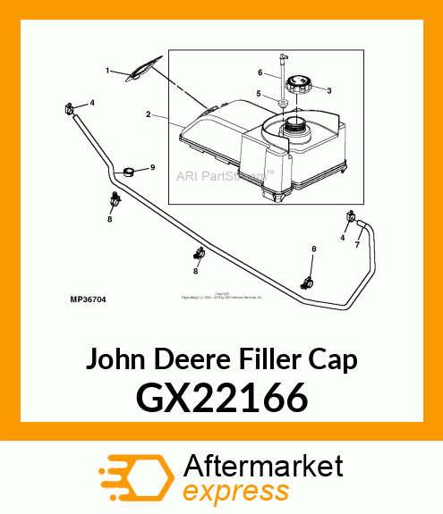 FILLER CAP GX22166