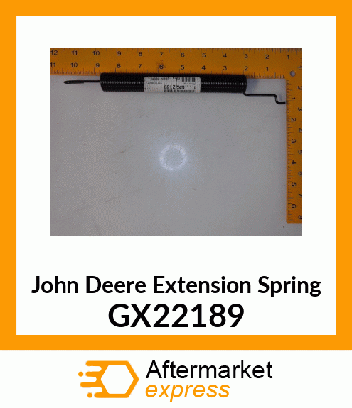 SPRING, TRACTION DRIVE GX22189