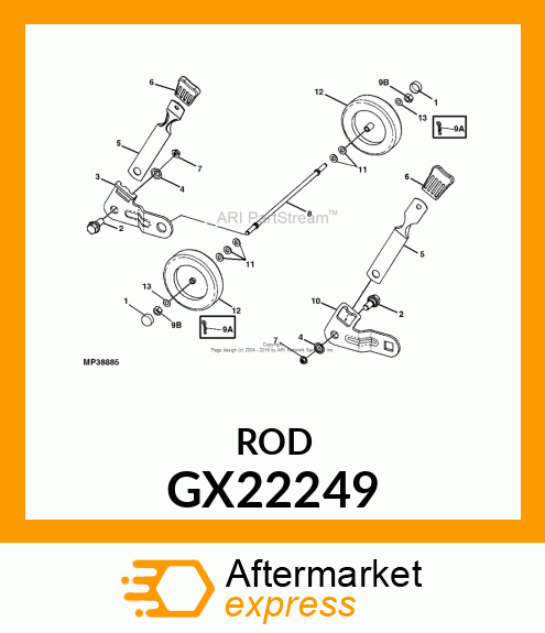 Front Axle GX22249